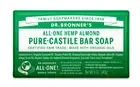 DR. BRONNER'S Magic Soap Hemp Almond Pure-Castile Bar Fragrant Vegan