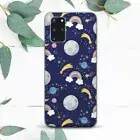 Rainbow Space Moon Stars Planets Case For Samsung Note 20 S20 S21 S22 S23 S24 FE