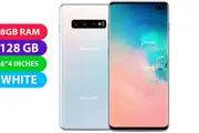 Samsung Galaxy S10+ Plus (128GB, White) - Refurbished (Excellent)
