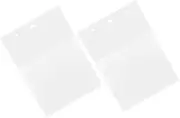 ULDIGI 2pcs Wall-Mounted File Organizer Office Document Holder Wall Folder Holder Magazine Plastic Material Easy Installation