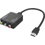 SIMPLECOM CM401 Composite AV CVBS 3RCA to HDMI Video Converter 1080p Upscaling