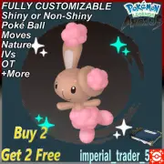 Pokémon Legends Arceus ✨ Shiny Alpha Buneary ✨ W/ Best 6IV Customizable