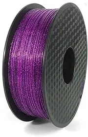 3D PLA 3D Printer Filament 1.75mm Dimensional Accuracy +/- 0.02mm Shimmering 3D Printing Filament for Unique Finish Net Weight 1kg Spool(2.2lbs) for Most FDM 3D Printer,One Size,Purple