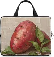 Laptop Case Sleeve Shockproof Computer Carrying Bag Bright Red Sweet Potato Notebook Case Cover Laptop Bag Water Resistant Computer Cases Tablet Briefcase for Travel Business 12 Inch