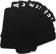 1 Set Vinyl Record Divider Record Books Son Wallet from Mom Library Dividers Aluminum Black Blank Engraving Plates Hard Drive Sleeve for Laptop Birthday Card for Son Plastic Black