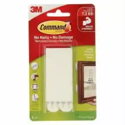 3M Command White Large Picture Hanging Strips 4 Pack HOLD 7.2KG 【FREE POSTAGE】