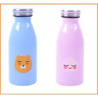 在飛比找蝦皮商城精選優惠-Kakaofriends 乳白色不銹鋼瓶可愛水壺韓國