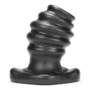 Butthole-2 Hollow Plug Medium Black - Butt Plug,Anal,OxBalls