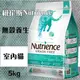 紐崔斯Nutrience 無穀養生室內貓 - [火雞肉+雞肉+鴨肉] 5KG