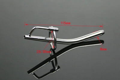 High quality 304 stainless steel urethral sound penis Tube Catheter Toy A6526