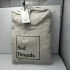 Bed Threads Bon Appetit Large Lilac 100% French Flax Linen Tablecloth