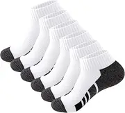[Sock Amazing] 6 Pairs Fashion Low Cut Performance Running Socks Thick Cushion Athletic Socks for Climbing Running Cycling Tinnes