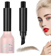Eyebrow Tint Brush, Brow Color Brush, Eyebrow Dye Stain Brush, Long-Lasting Brow Brush, Eyebrow Pen Smudge-Proof, Angled Brow Brush, Defined Brows Precise Angled Brush Easy To Use For Women