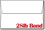 Bright White A9 Envelopes - 50 Envelope Pack - Heavyweight 28lb/70lb Paper - 5 3/4" x 8 3/4"