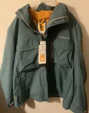 Timberland dry vent jacket MENS XL WILMINGTON WaterproofCL w’cap hood MSRP $250!