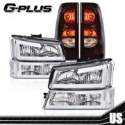 Chrome Clear Corner LED Headlight + Tail Light Fit For 2003-2006 Chevy Silverado (for: Chevrolet)