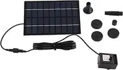 Nutriess Solar Panel Powered Water Fountain Pump Kit for Fish Tank Pond Pool Home Garden Watering with Solar Pump and Solar Fountain Pump for Efficient Water Circulation and