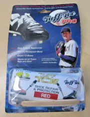 TUFF TOE Original Formula Work Boot Toe Guard Protection & Leather Kit RED