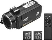 Domary 4K Digital Video Camera WiFi Camcorder DV Recorder 56MP 18X Digital Zoom 3.0 Inch IPS Touchscreen Supports Face Detection IR -Shake with 2pcs Batteries + Remote Control + Carry Bag