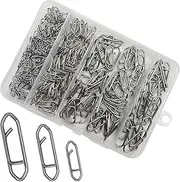 Speed Clips for Fishing Lures, Quick Clips for Fishing Lures - Stainless Steel Connector High Strength Tackle for Anglers Novices Reservoir River Saltwater Lake Freshwater