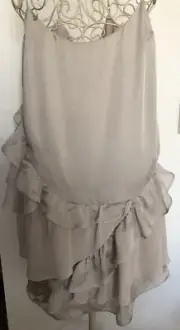 WITCHERY | Pearl/Oyster Slip Dress with spaghetti straps - Sz M - RRP$169