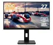 AOC 23.8' 24G15N 180hz, 1ms, FHD 1080, HDR Mode, AdaptiveSync VA, 300 Cd/m2, HDMI 2.0, Display Port 1.4. Gaming Monitor