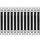 12 Pack Adjustable Bed Sheet Straps Elastic Bed Fitted Sheet Holder with Clips