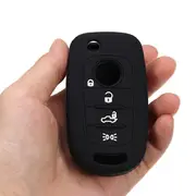 4 Buttons Silicone Remote Key Fob Cover Case For FIAT 500X Toro 2016 2017 26 ORANGE