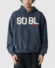 Applique Zip Thru Hoodie