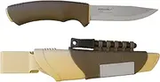 [Morakniv] Bushcraft Stainless Steel 4.3-Inch Fixed-Blade Survival Knife with Fire Starter and Sharpener