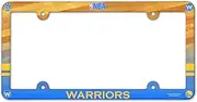 NBA Golden State Warriors Plastic Full Color Style License Plate Frame, One Size, Team Color