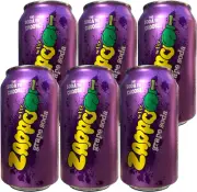 Grape Flavoured Soda - 350Ml (Bulk Pack of 6 Cans)