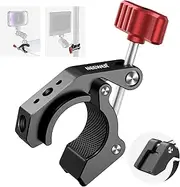 NEEWER Super Clamp with Cold Shoe and 1/4" 3/8" Threaded Holes, Max Load 4.4lb/2kg, Crab Shaped Camera Clamp Mount for Most Photography Accessories, Compatible with SmallRig Magic Arms, ST81