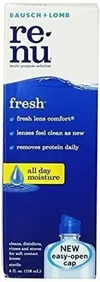 Bausch + Lomb Renu All Day Moisture Multi Purpose Eye Contact Lens Solution 4 Oz
