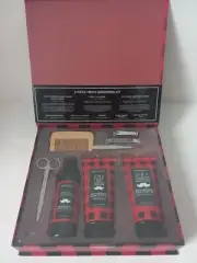 9 piece mens grooming kit white musk with aloe & tea tree oil