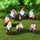 Gnome Figurines Miniature Dwarfs Statue Desktop Decoration Fairy Garden Gnomes