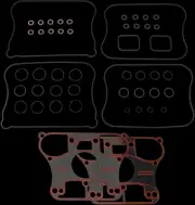 James Rocker Box Cover Gasket Kit w RCM Base Harley Sportster 883 Hugger 87-90