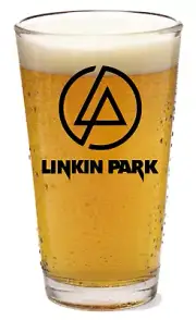 Linkin Park - Rock and Roll - 16 oz Pint Beer Glass Pub Barware Seltzer Cocktail