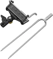 Fishing Rod Holder, 360 Degree Fish Pole Support Stand, Stable Lightweight Fishing Gear Equipment Stand for Outdoor Shore Activities