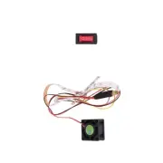 5-Pin Power Cable Switch LED Strip Fan Set For Home Edition Arcade Board ff