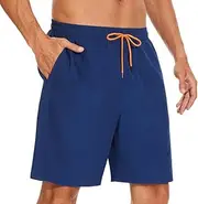 [SIMIYA] Mens Swim Shorts Swim Trunks Quick Dry Board Shorts Lightweight Swimsuit with Pockets and Mesh Lining