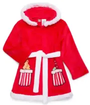 Mrs Clause Girls Christmas Robe Size 4/5- New