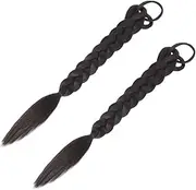 WRITWAA 2Pcs Braided Ponytail Extension Hairpiece Synthetic Long Hair Extensions for Braids Natural Color Easy to Use with Hair Tie for Womens Stylish Looks