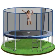 OZ Trampolines Summit Oval/Rectangular 7 x 10 Ft. Above Ground Trampoline