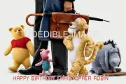 Christopher Robin Edible Image Personalised Birthday Cake Topper-Rice paper -A4