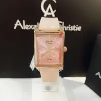 在飛比找蝦皮購物優惠-Alexandre Christie ✨氣質粉色立體花方型女