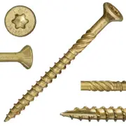 9 x 2-1/2" Star Drive Tan XL1500 SaberDrive® Exterior Deck Screws