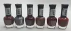 KLEANCOLOR 60 Chocolate Brown Polish 6 PACK (60,51,54,76,59,70)