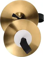 VINTORKY School Band Cymbals 8 Metal Hand Cymbals for Boys and Girls Portable Plaything for Dance Party Props