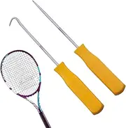 Tennis Racket Stringing Tool - Stringing Tool Racket Cone | String Assistance Puller Racquet Hook, Hand Tools Racket Puller, Straight Awl for Tennis, Badminton & Squash